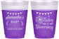 Custom Baby Shower 16 oz Color Changing Frosted Cups - Blooming | 90020