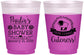 Custom Baby Shower 16 oz Color Changing Frosted Cups - Lamb Cuteness | 90038