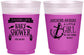 Custom Baby Shower 16 oz Color Changing Frosted Cups - Anchors Aweigh Little Girl | 90056