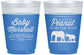 Custom Baby Shower 16 oz Color Changing Frosted Cups - Peanut On The Way | 90062