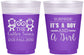 Custom Baby Shower 16 oz Color Changing Frosted Cups - Gender Reveal Boy Or Girl | 90063