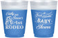 Custom Baby Shower 16 oz Color Changing Frosted Cups - Rodeo Boot Scootin | 90103