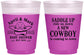 Custom Baby Shower 16 oz Color Changing Frosted Cups - New Cowboy | 90104