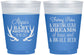Custom Baby Shower 16 oz Color Changing Frosted Cups - Bass Deer | 90120