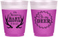 Custom Baby Shower 16 oz Color Changing Frosted Cups - Oh My Deer Christmas | 90121