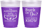 Custom Baby Shower 16 oz Color Changing Frosted Cups - Gender Reveal Buck Or Doe | 90131