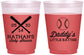 Custom Baby Shower 16 oz Color Changing Frosted Cups - Baseball Little Batter | 90136