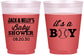 Custom Baby Shower 16 oz Color Changing Frosted Cups - Baseball Its A Boy | 90143