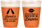 Custom Baby Shower 16 oz Color Changing Frosted Cups - Football Beer Diapers | 90148