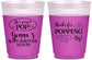 Custom Baby Shower 16 oz Color Changing Frosted Cups - Popping By | 90158