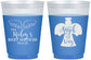 Custom Baby Shower 16 oz Color Changing Frosted Cups - Angel On The Way | 90165