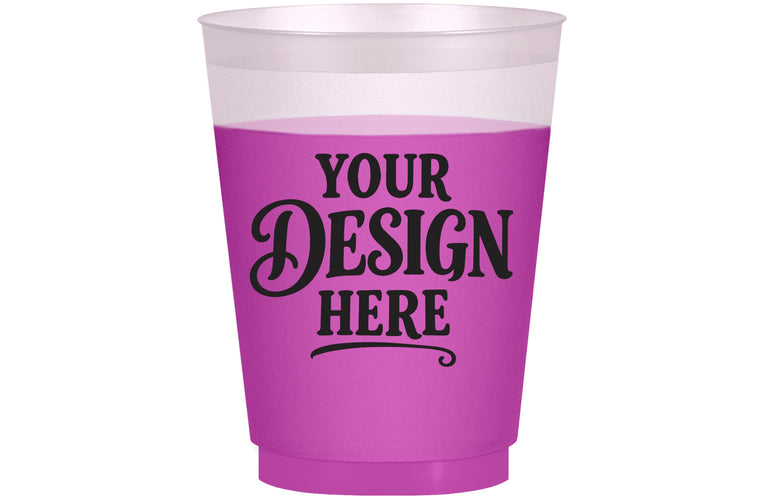 16 oz Color Changing Frosted Cups - Design Your Own