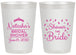 Personalized Bridal Shower 20 oz Frosted Cups - Shower The Bride | 100001
