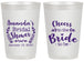 Personalized Bridal Shower 20 oz Frosted Cups - Cheers To The Bride | 100014
