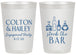 Personalized Engagement 20 oz Frosted Cups - Stock The Bar | 10005