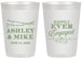 Personalized Engagement 20 oz Frosted Cups - Happily Ever Engaged | 10006