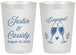 Personalized Engagement 20 oz Frosted Cups - Engaged | 10013