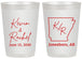 Personalized Wedding 20 oz Frosted Cups - Arkansas | 103