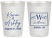 Personalized Wedding 20 oz Frosted Cups - Colorado | 105