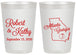 Personalized Wedding 20 oz Frosted Cups - Georgia | 109