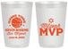 Personalized Bar Mitzvah 20 oz Frosted Cups - 13th Birthday Basketball | 110001