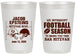 Personalized Bar Mitzvah 20 oz Frosted Cups - 13th Birthday Football | 110003