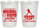 Personalized Bar Mitzvah 20 oz Frosted Cups - 13th Birthday Baseball | 110004