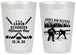 Personalized Bar Mitzvah 20 oz Frosted Cups - 13th Birthday Hockey | 110007