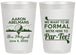 Personalized Bar Mitzvah 20 oz Frosted Cups - 13th Birthday Golf | 110010