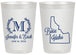 Personalized Wedding 20 oz Frosted Cups - Idaho | 111