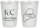 Personalized Wedding 20 oz Frosted Cups - Maine | 118