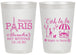 Personalized Bat Mitzvah 20 oz Frosted Cups - 12th Birthday Paris | 120004