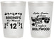 Personalized Bat Mitzvah 20 oz Frosted Cups - 12th Birthday Hollywood | 120006
