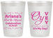 Personalized Bat Mitzvah 20 oz Frosted Cups - 12th Birthday Oy Vey | 120008