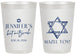Personalized Bat Mitzvah 20 oz Frosted Cups - 12th Birthday Mazel Tov | 120009