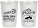 Personalized Bat Mitzvah 20 oz Frosted Cups - 12th Birthday Soccer | 120014