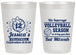 Personalized Bat Mitzvah 20 oz Frosted Cups - 12th Birthday Volleyball | 120016