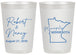 Personalized Wedding 20 oz Frosted Cups - Minnesota | 122