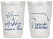 Personalized Wedding 20 oz Frosted Cups - Nebraska | 126
