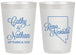 Personalized Wedding 20 oz Frosted Cups - Nevada | 127