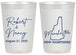 Personalized Wedding 20 oz Frosted Cups - New Hampshire | 128