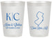 Personalized Wedding 20 oz Frosted Cups - New Jersey | 129