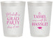 Personalized Graduation 20 oz Frosted Cups - Class Of 2027 Tassel Hassel | 130011