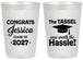 Personalized Graduation 20 oz Frosted Cups - Class Of 2027 Tassel Hassel | 130012
