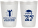 Personalized Graduation 20 oz Frosted Cups - Class Of 2027 Congratulations | 130024