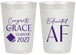 Personalized Graduation 20 oz Frosted Cups - Class Of 2027 Educated Af | 130040