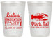 Personalized Graduation 20 oz Frosted Cups - Class Of 2027 Crawfish Boil | 130042