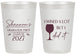 Personalized Graduation 20 oz Frosted Cups - Class Of 2027 Wined A Lot | 130044