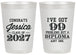 Personalized Graduation 20 oz Frosted Cups - Class Of 2027 99 Problems | 130047