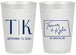 Personalized Wedding 20 oz Frosted Cups - North Dakota | 133